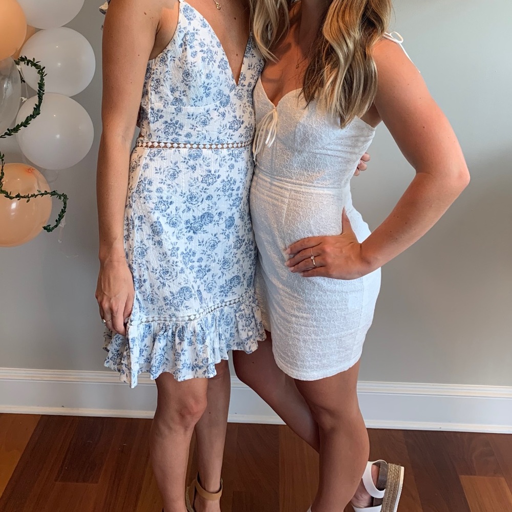 White, XS, Superdown dress